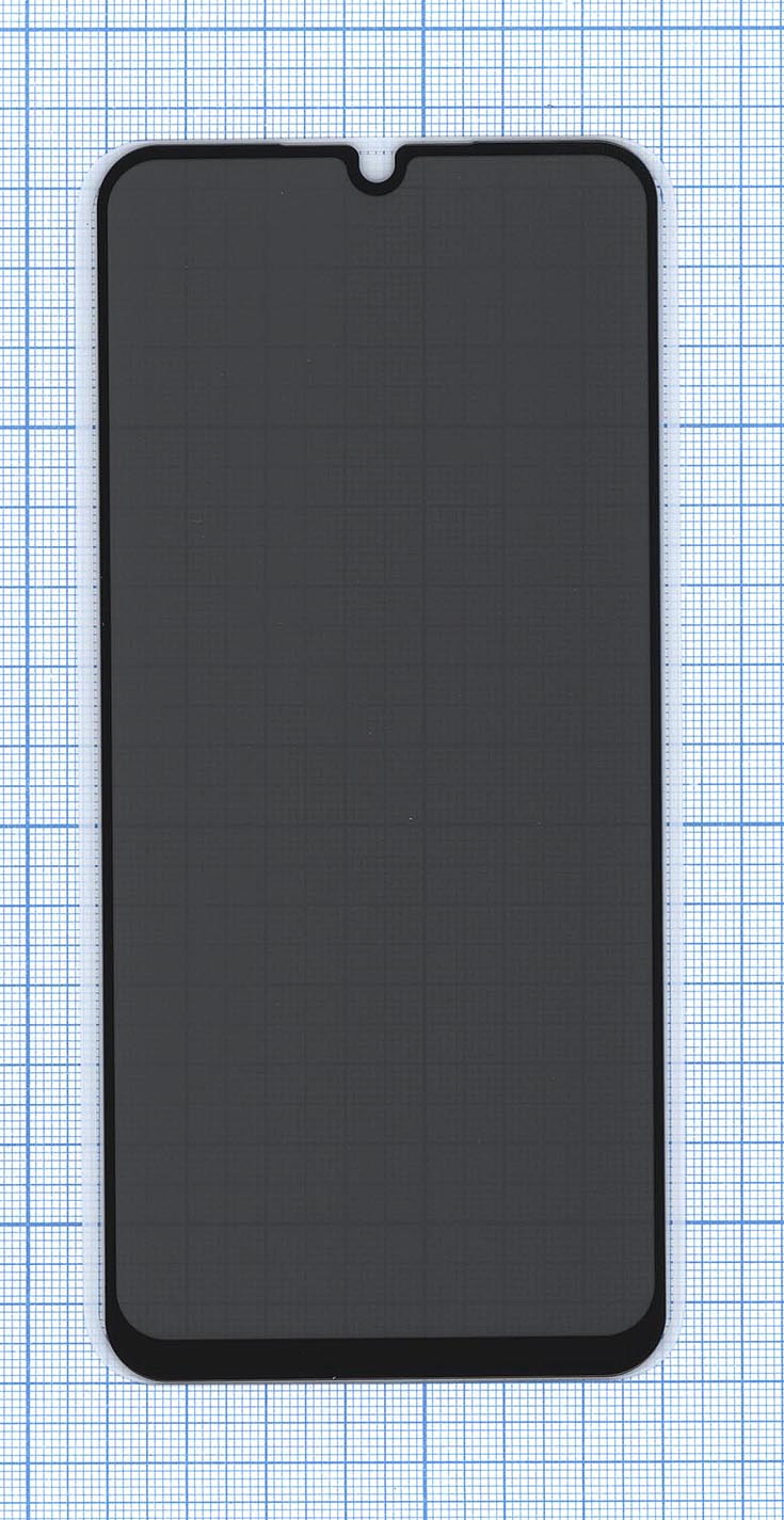Защитное стекло Privacy "Анти-шпион" для Samsung Galaxy A24 (SM-A245) черное