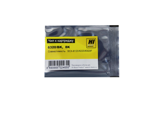 Чип Hi-Black к картриджу Samsung SCX-6220/6320, Bk, 8K