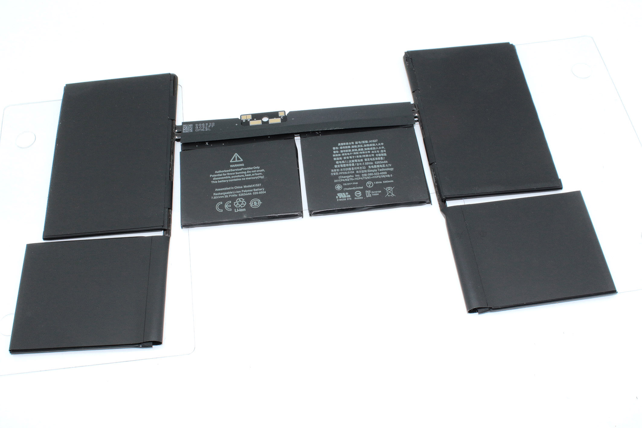 Аккумуляторная батарея для ноутбука Apple MacBook 12 Retina A1534 39.71Wh 7.55V