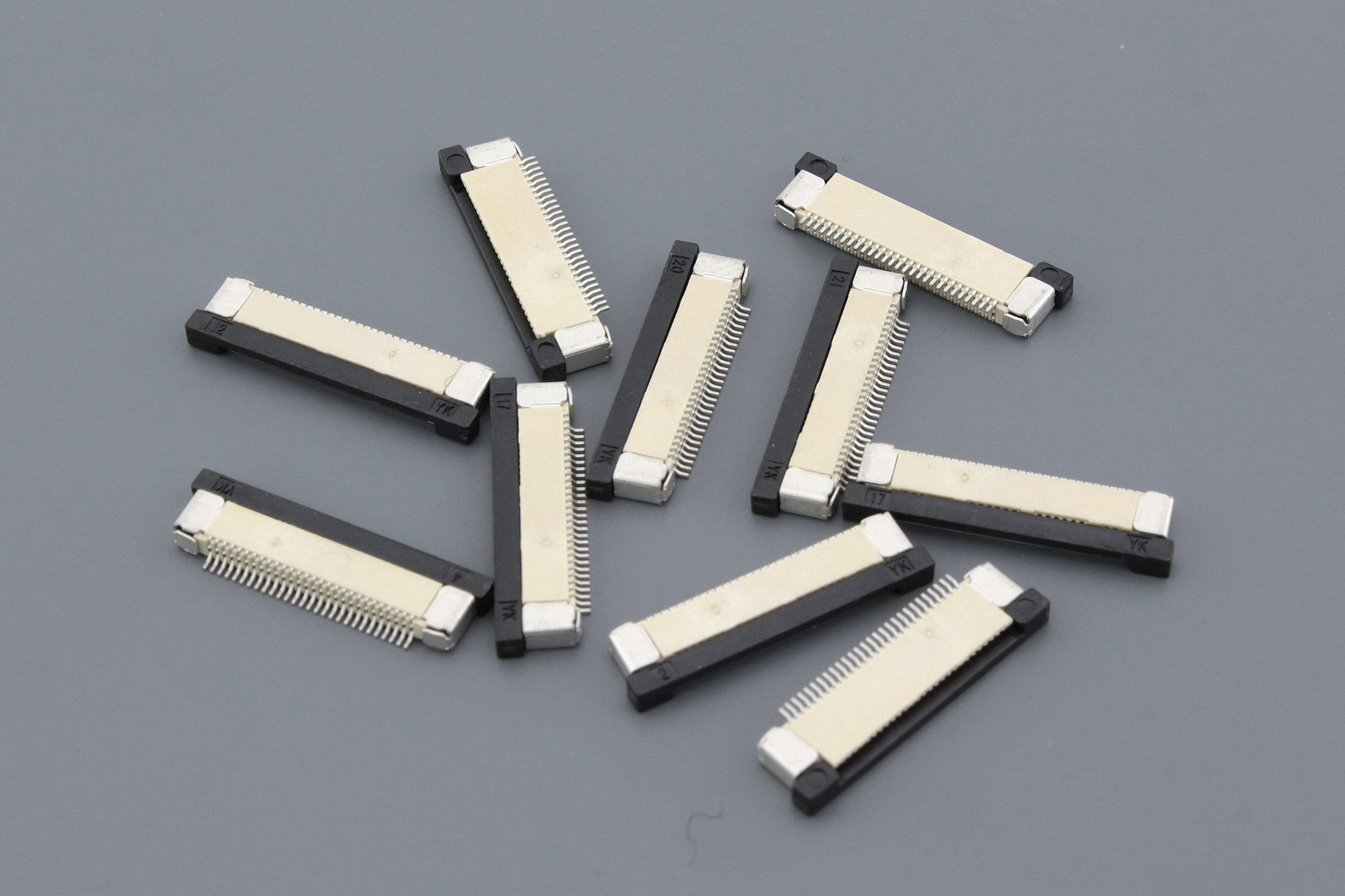Разъем FPC Half Coverage Bottom Contact 0.5K-BX-28PWB 28 pin высота 2мм шаг 0,5мм 10 шт