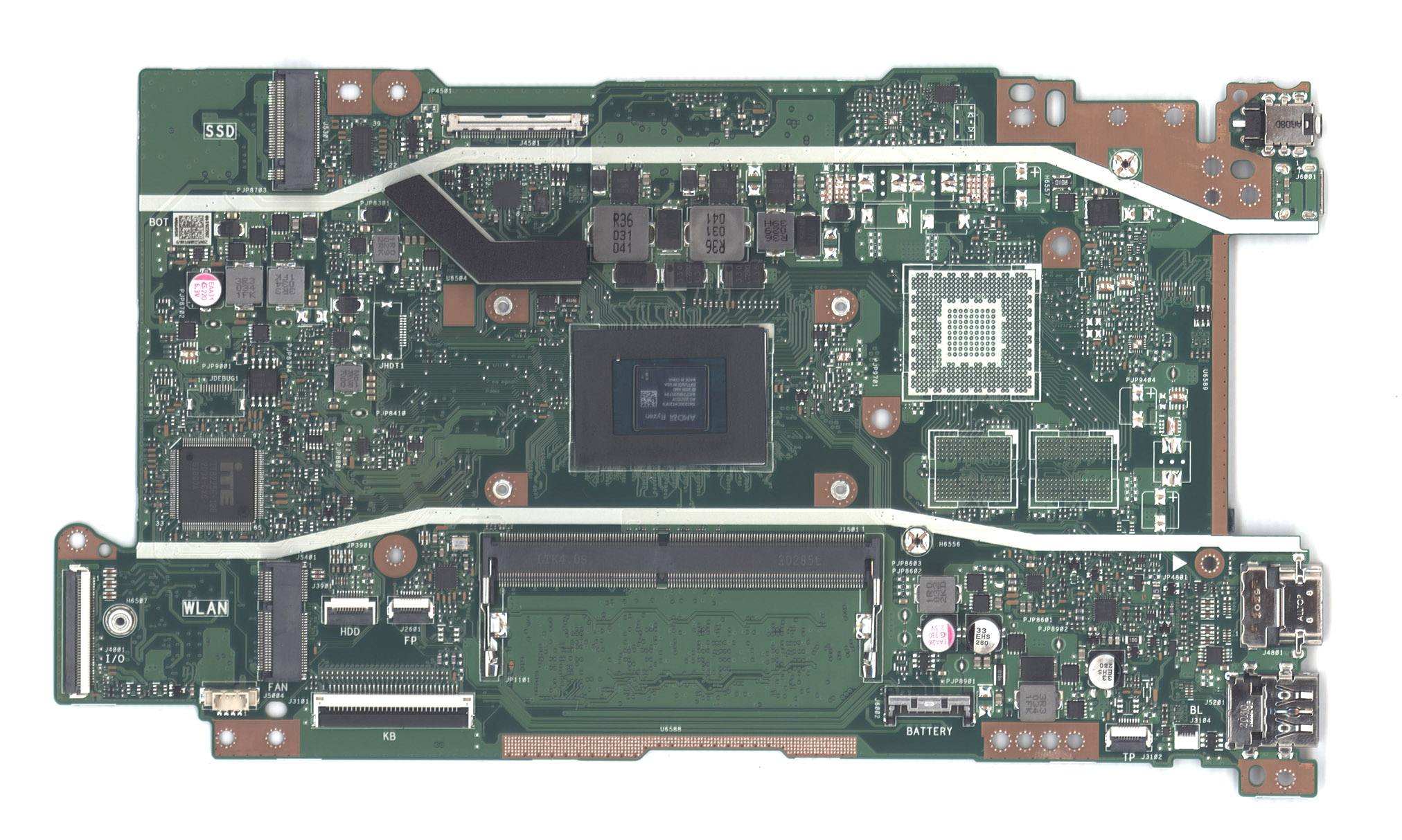 Материнская плата для Asus X509DA 4G/R3-3200U 90NB0P50-R00041