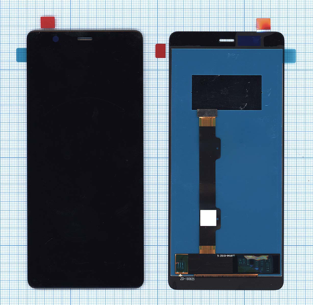 Дисплей для Nokia 5.1 черный