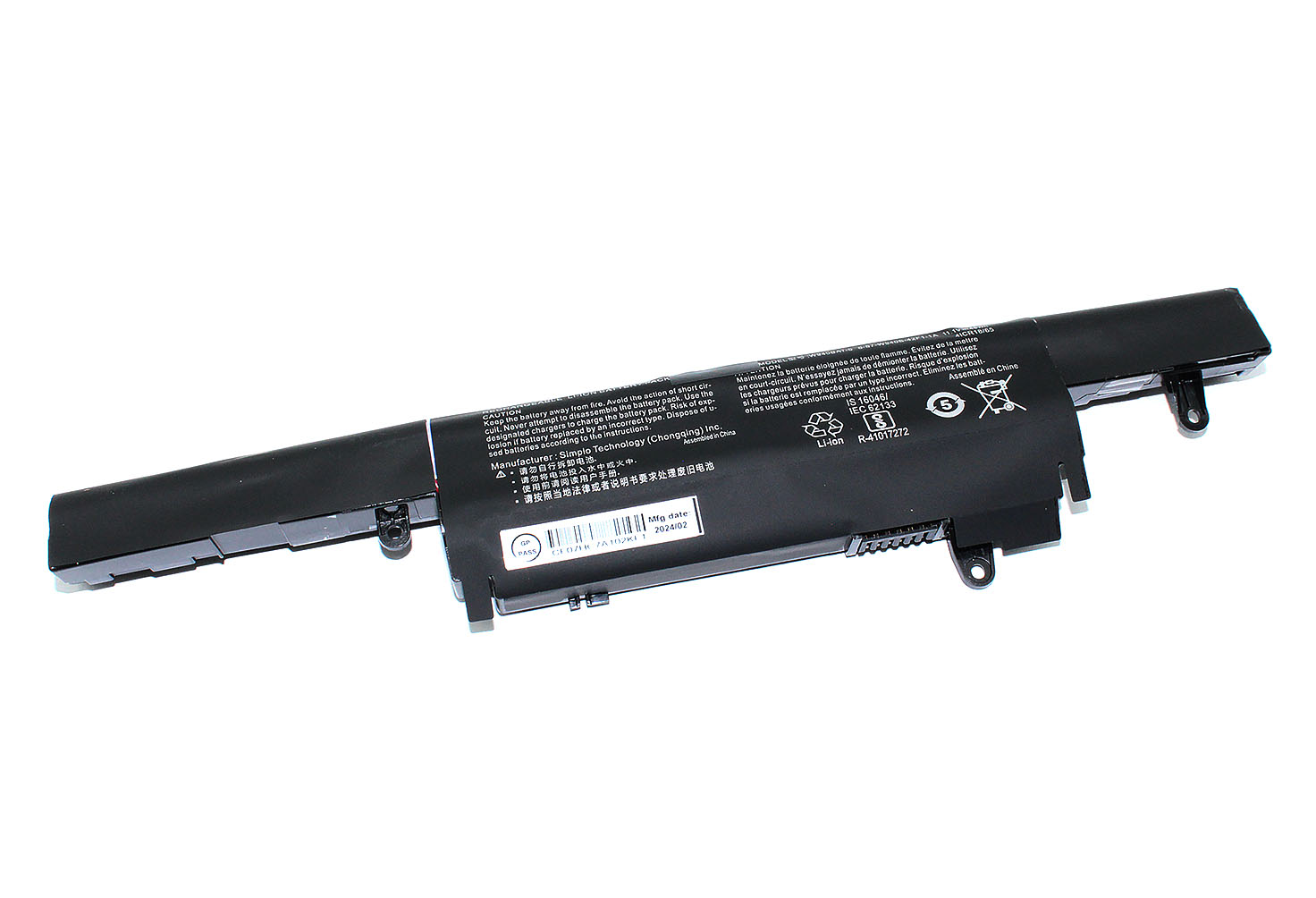 Аккумуляторная батарея для ноутбука Clevo W940S (W940BAT-6) 11.1V 5600mAh/62Wh