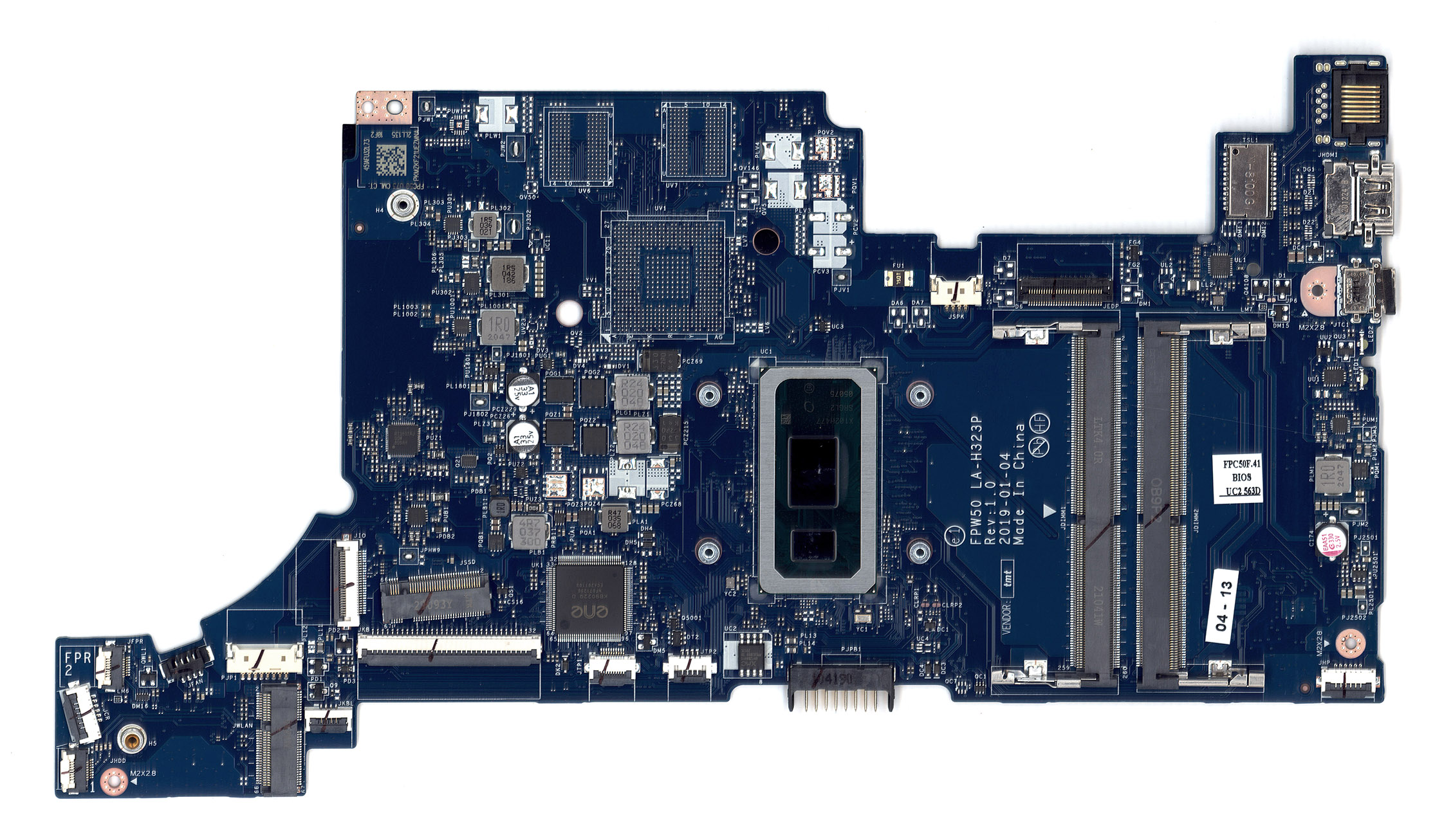 Материнская плата LA-H323P HP 15-DW 6405U UMA M14428-001