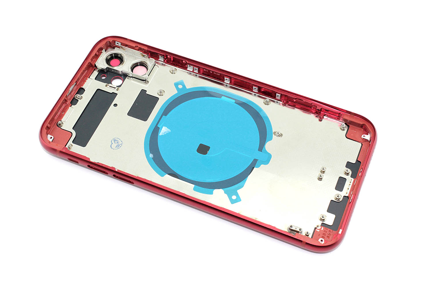Задняя крышка (корпус) в сборе с рамкой для Apple iPhone 11 красная