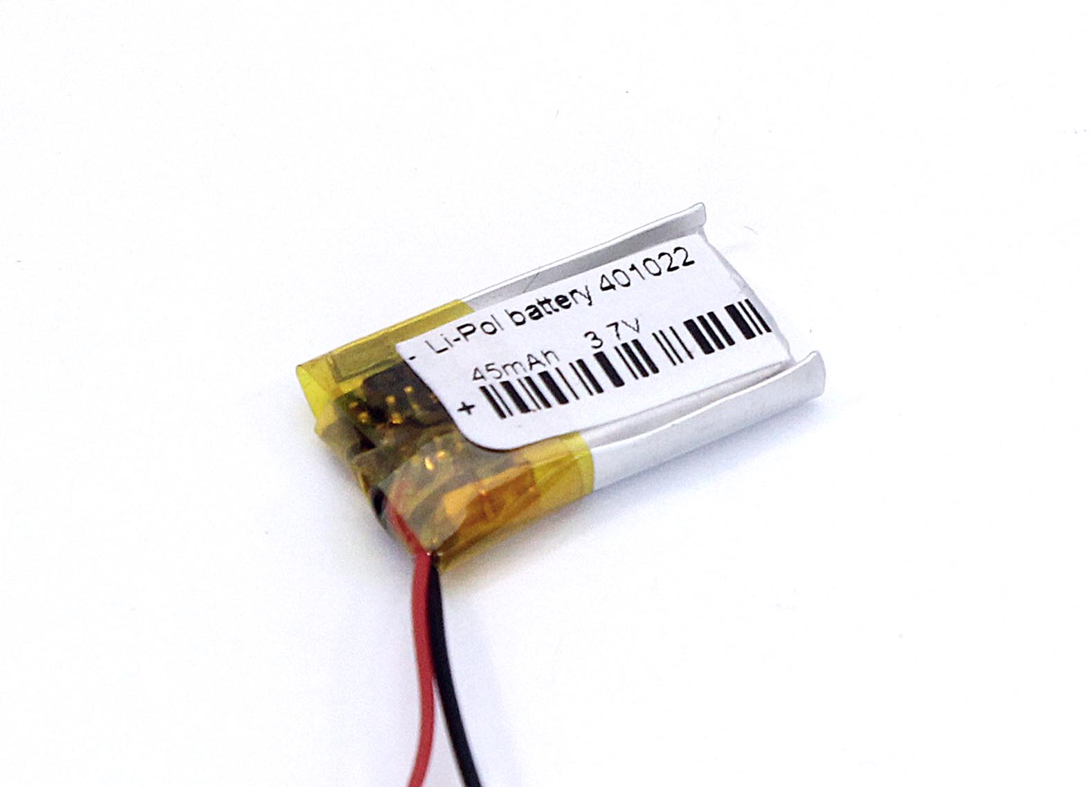 Аккумулятор Li-Pol (батарея) 4*10*22мм 2pin 3.7V/45mAh