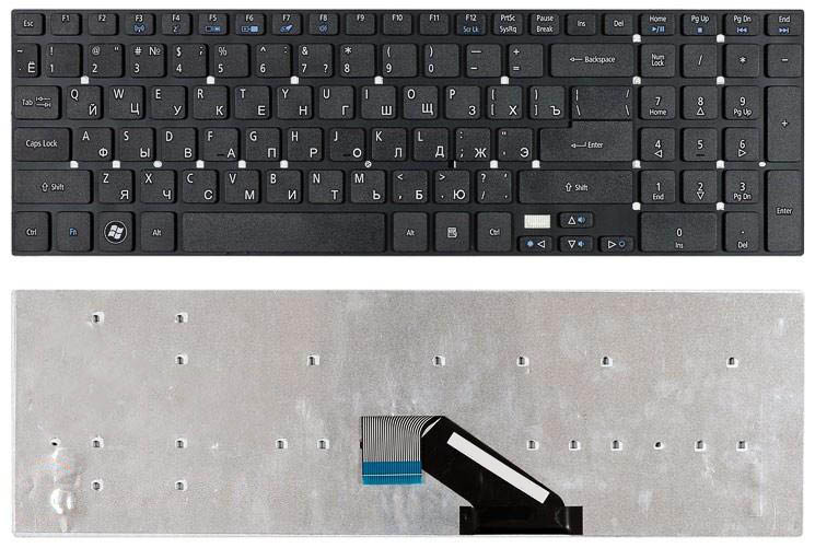 Клавиатура для ноутбука Acer Aspire 5755 5755G 5830 5830G 5830T E5-571 VN7-791 VN7-791G черная