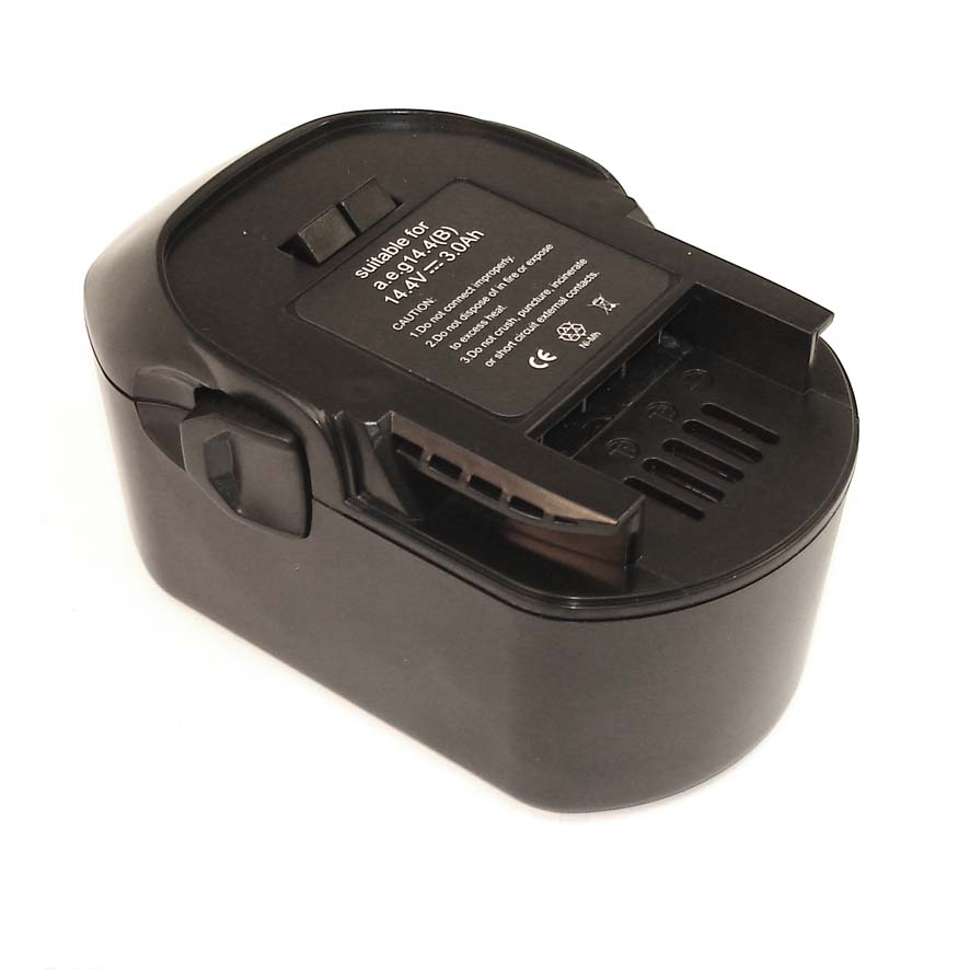 Аккумулятор для AEG (p/n: B1414G, B1420R, B1415R, M1430R, TB2141R.19C), 3.0Ah 14.4V Ni-Mh