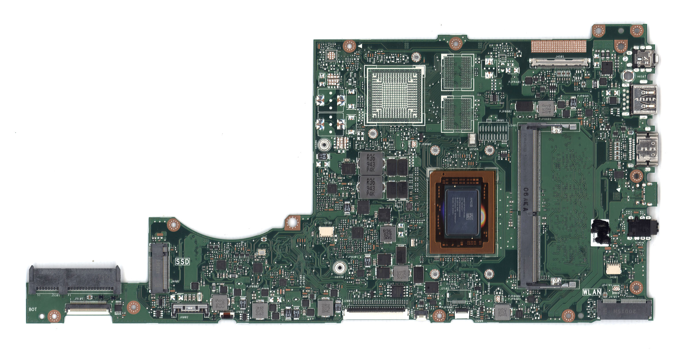 Материнская плата для Asus X411QA 4G/A12-9720P 90NB0MH0-R00011