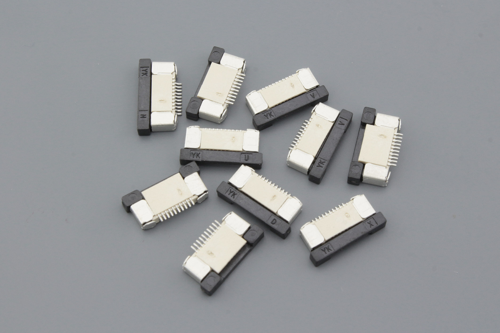 Разъем FPC Half Coverage Bottom Contact 0.5K-BX-10PWB 10 pin высота 2мм шаг 0,5мм 10 шт