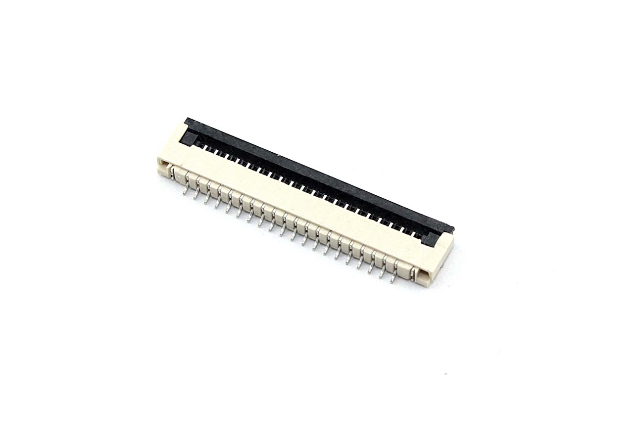 Разъем FPC Flip-Lock 1010-20RLGF 20 pin высота 1мм шаг 1мм