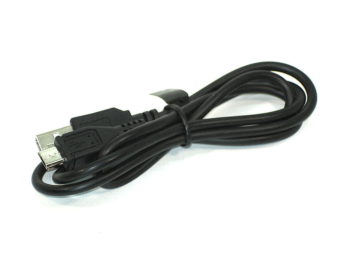 Дата-кабель USB-microUSB 0.8m Черный