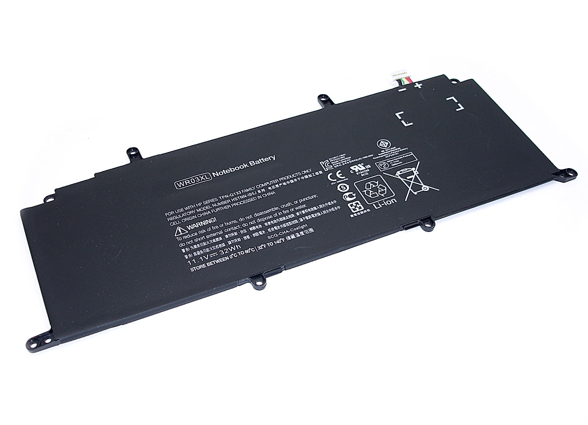 Аккумуляторная батарея для ноутбука HP Split X2 13-M (WR03XL) 11.1V 2860mAh