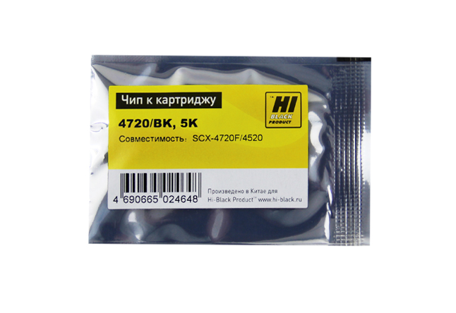 Чип Hi-Black к картриджу Samsung SCX-4720, Bk, 5K