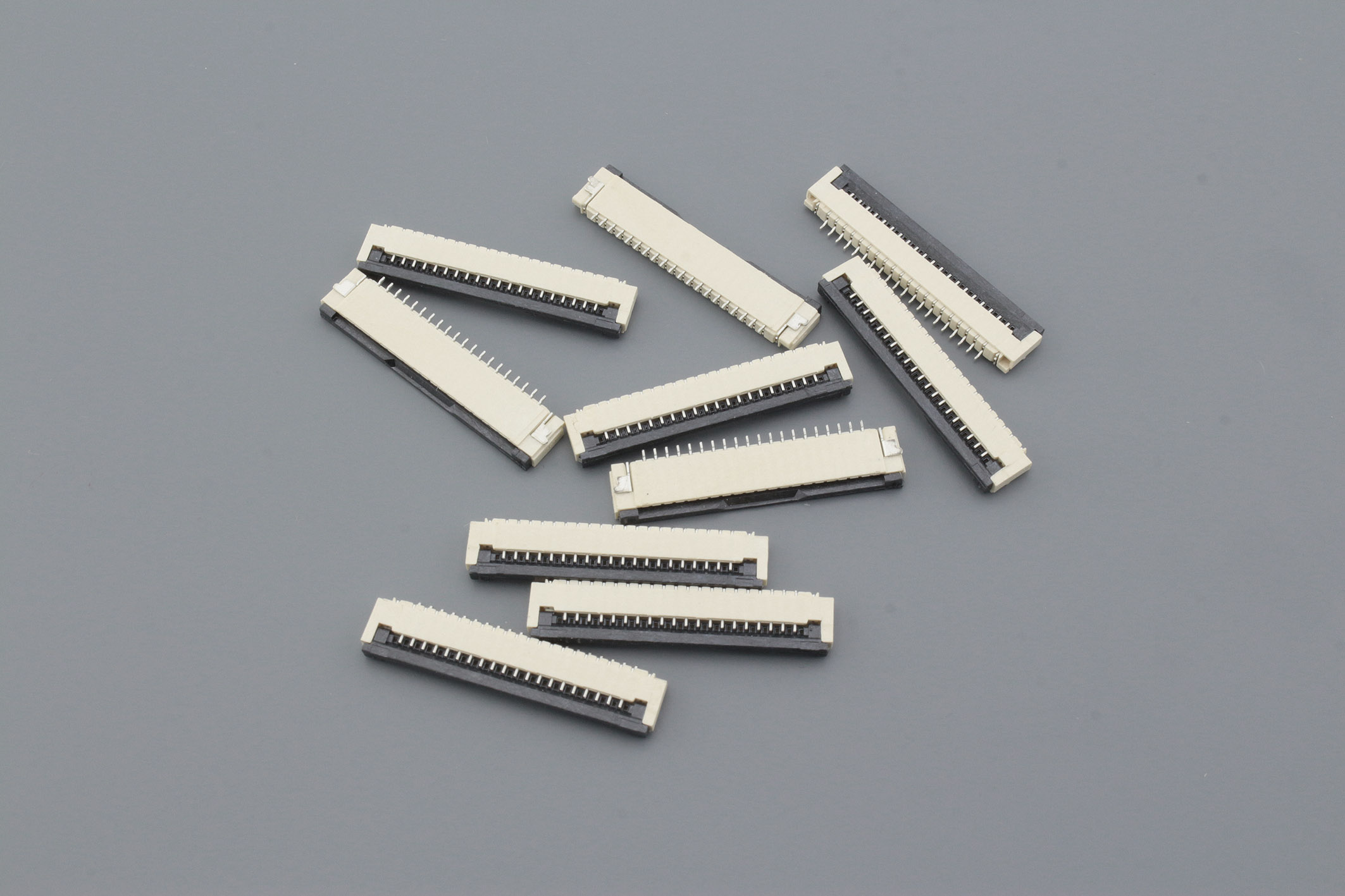 Разъем FPC Flip-Lock 1010-20RLGF 20 pin высота 1мм шаг 1мм 10 шт