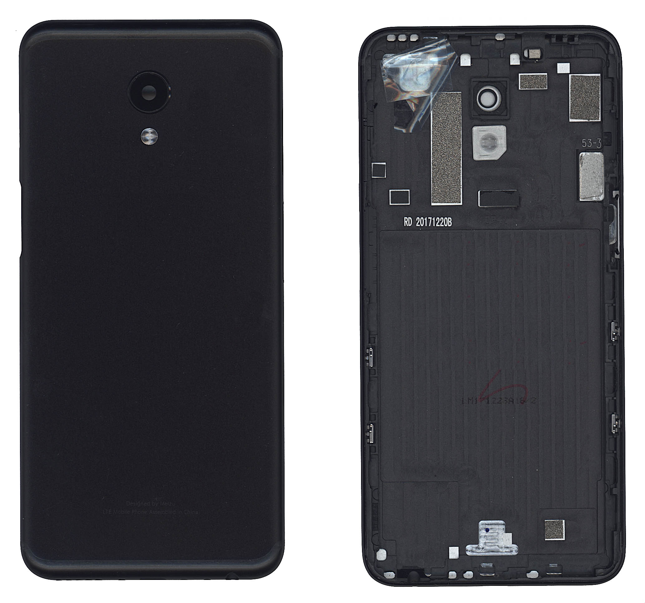 Задняя крышка для Meizu M6S черная