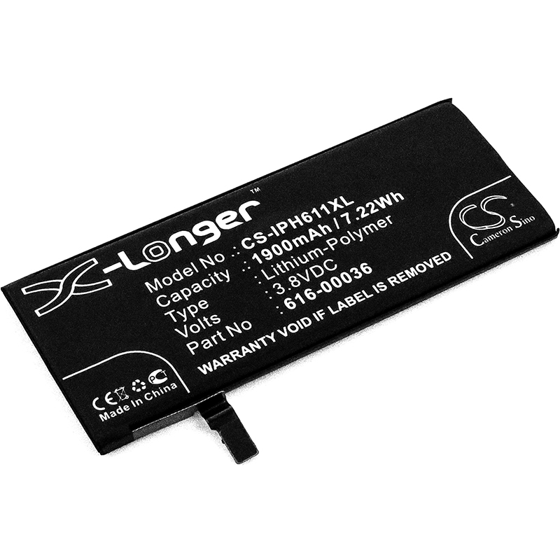 Аккумулятор CS-IPH611XL для iPhone 6S 3.8V / 1900mAh / 7.22Wh