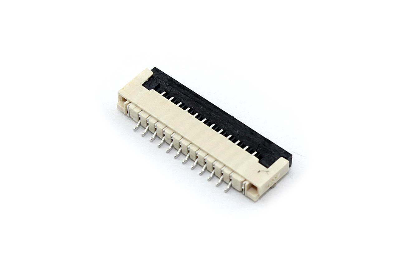 Разъем FPC Flip-Lock 1010-12RLGF 12 pin высота 1мм шаг 1мм