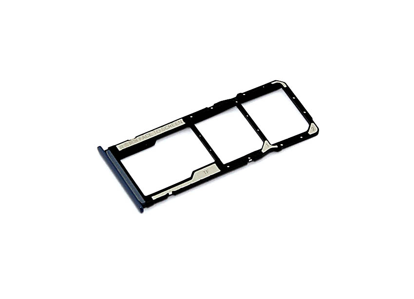 Лоток для SIM-карты Xiaomi Redmi 9T / Note 9 / Note 9 Pro голубой