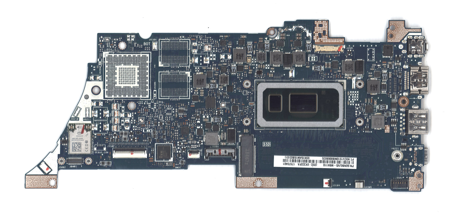 Материнская плата для Asus UX333FA 8G/I3-8145U 90NB0JV0-R00041
