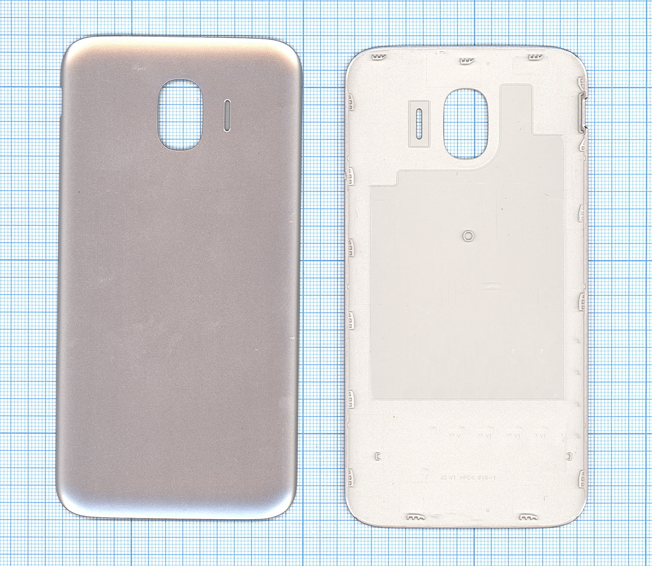 Задняя крышка для Samsung Galaxy J2 (2018) SM-J250F золотая