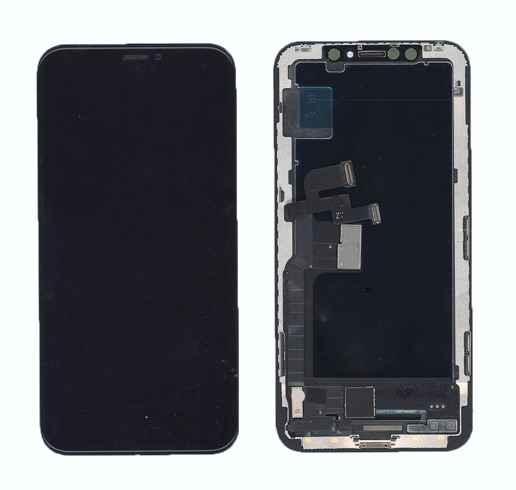Дисплей для Apple iPhone X в сборе с тачскрином (OLED GX) черный