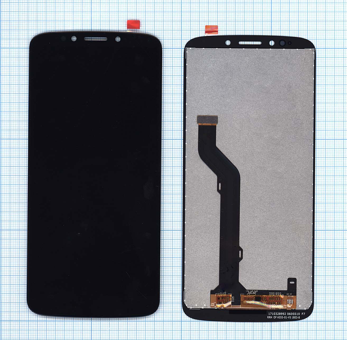 Дисплей для Motorola E5 Plus черный
