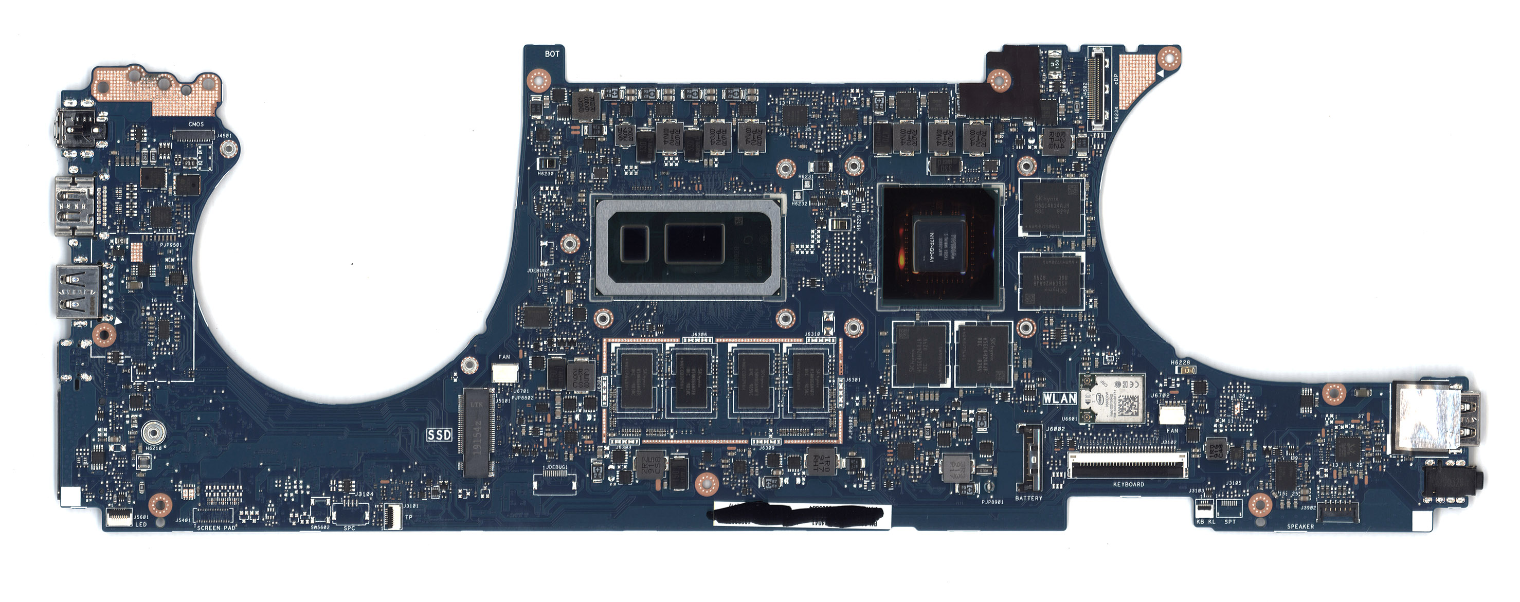 Материнская плата для Asus UX533FD 8G/I7-8565U 90NB0JX0-R00030