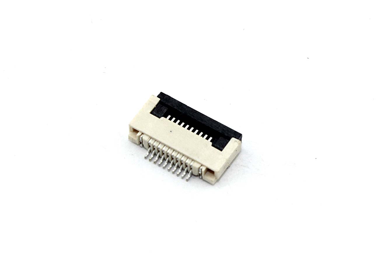 Разъем FPC Flip-Lock 0510-10RLGF 10 pin высота 1мм шаг 0,5мм