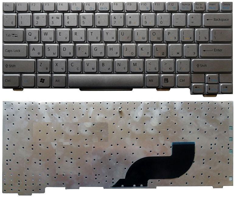 Клавиатура для ноутбука Sony Vaio VGN-TX серебристая