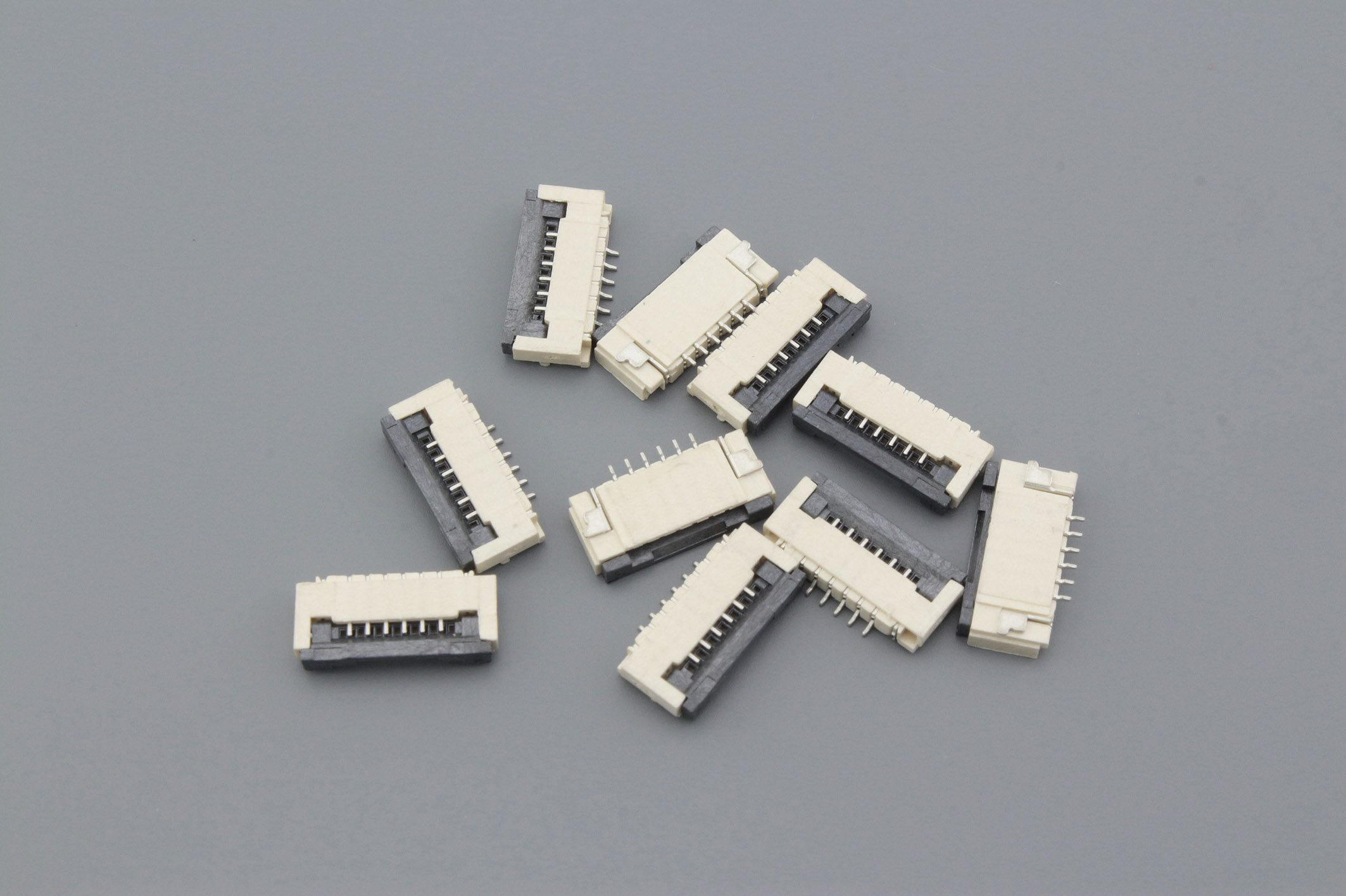 Разъем FPC Flip-Lock 1010-6RLGF 6 pin высота 1мм шаг 1мм 10 шт