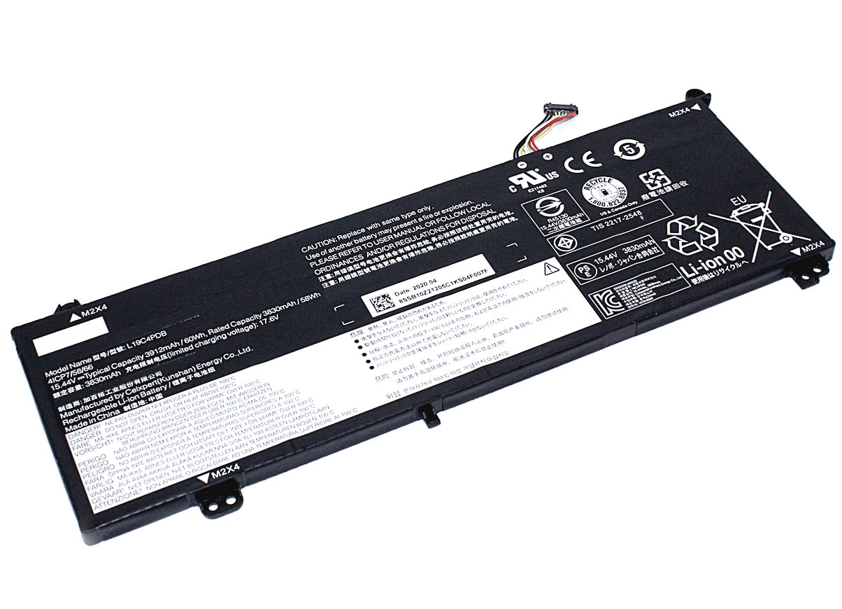 Аккумуляторная батарея для ноутбука Lenovo ThinkBook 15 G2 ARE (L19C4PDB) 15.44V 60Wh