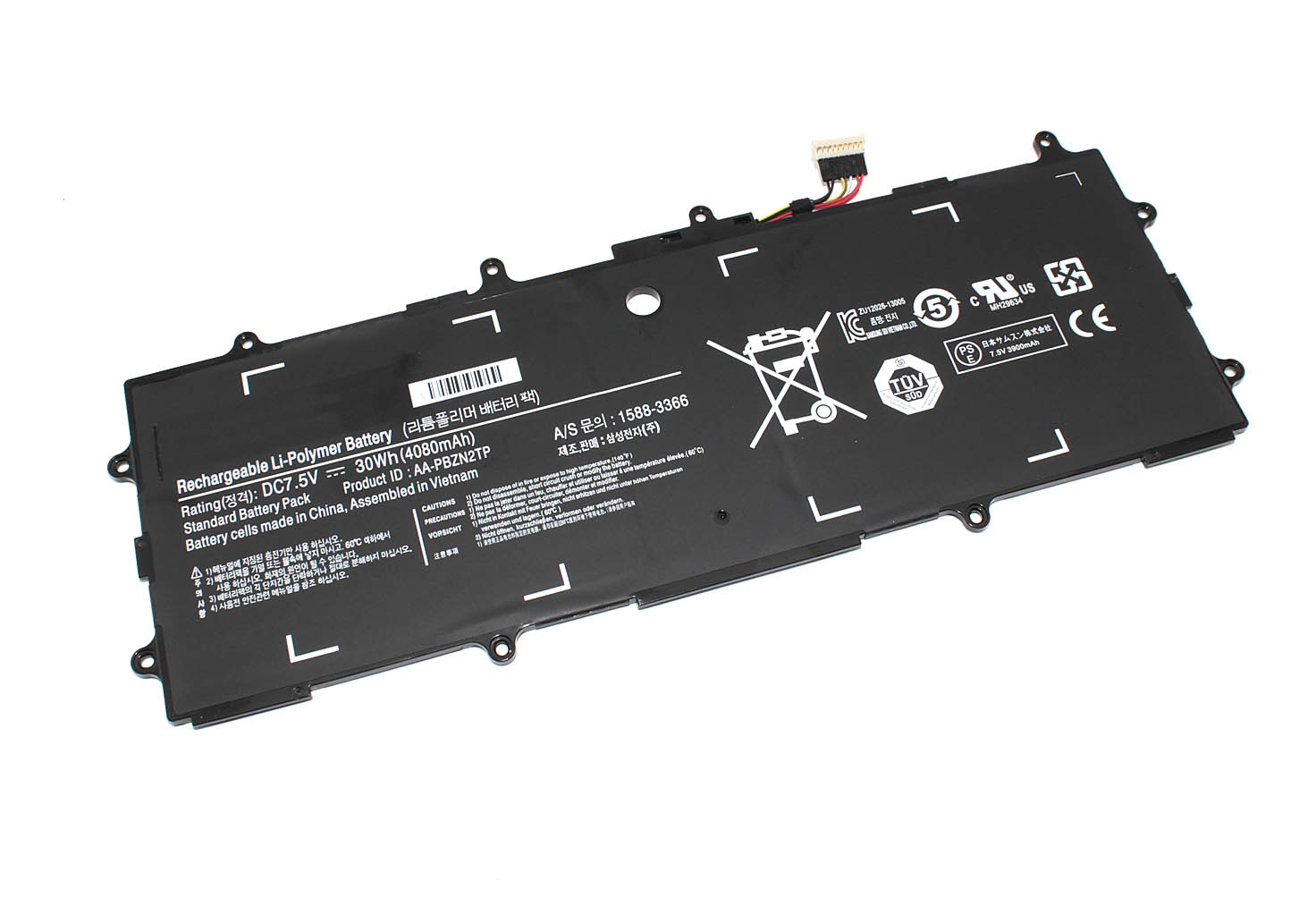 Аккумуляторная батарея для ноутбука Samsung XE510C24 (AA-PBTN2TP) 7.6V 39Wh