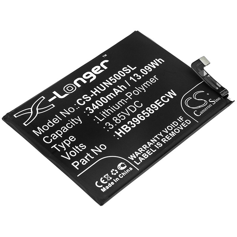 Аккумулятор CS-HUN500SL HB396589ECW для Huawei Nova 5, Nova 5 Pro 3.85V / 3400mAh / 13.09Wh